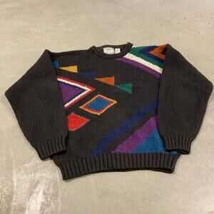 vintage patterned sweater